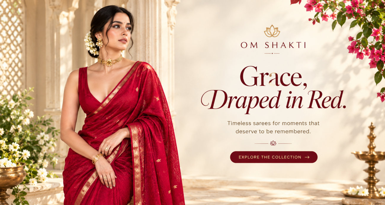 Red saree